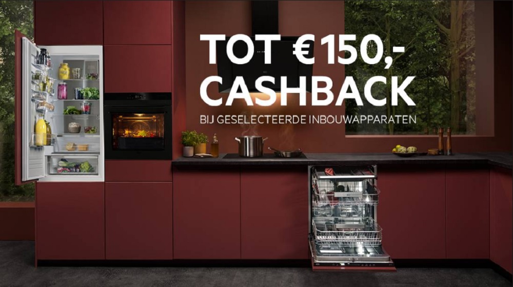 Tot 150 euro cashback